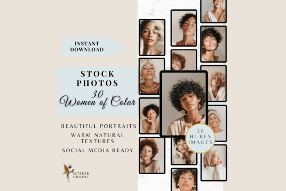 Download Serene Women of Color Stock Photos - Photos Collection
