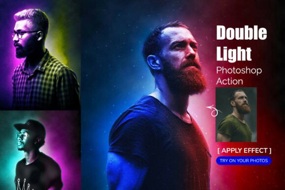 Download Double Light Photoshop Action - Photos Collection