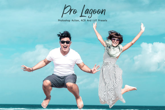 Download 10 Photoshop Actions ACR LUT Neo Lagoon - Photos Collection