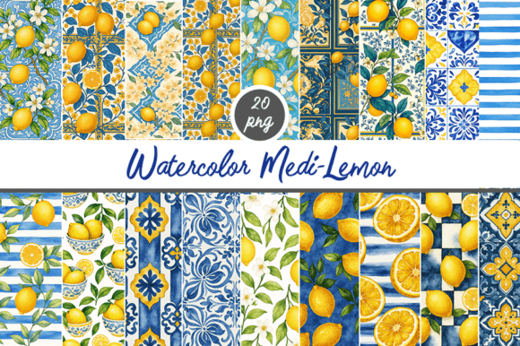 Download Mediterranean Summer Watercolor Clipart - Premium Resources