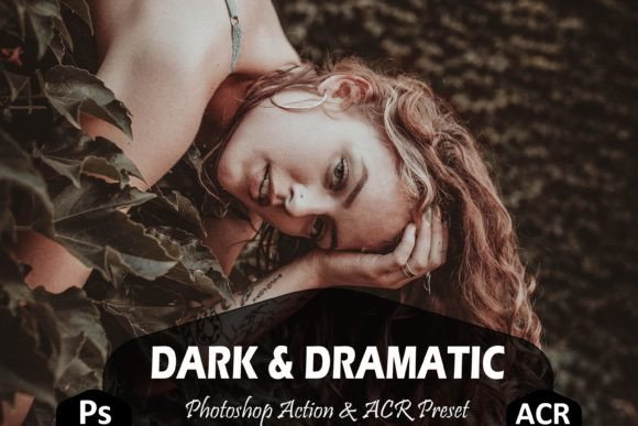 Download 18 Dark &amp; Dramatic Photoshop Actions - Photos Collection